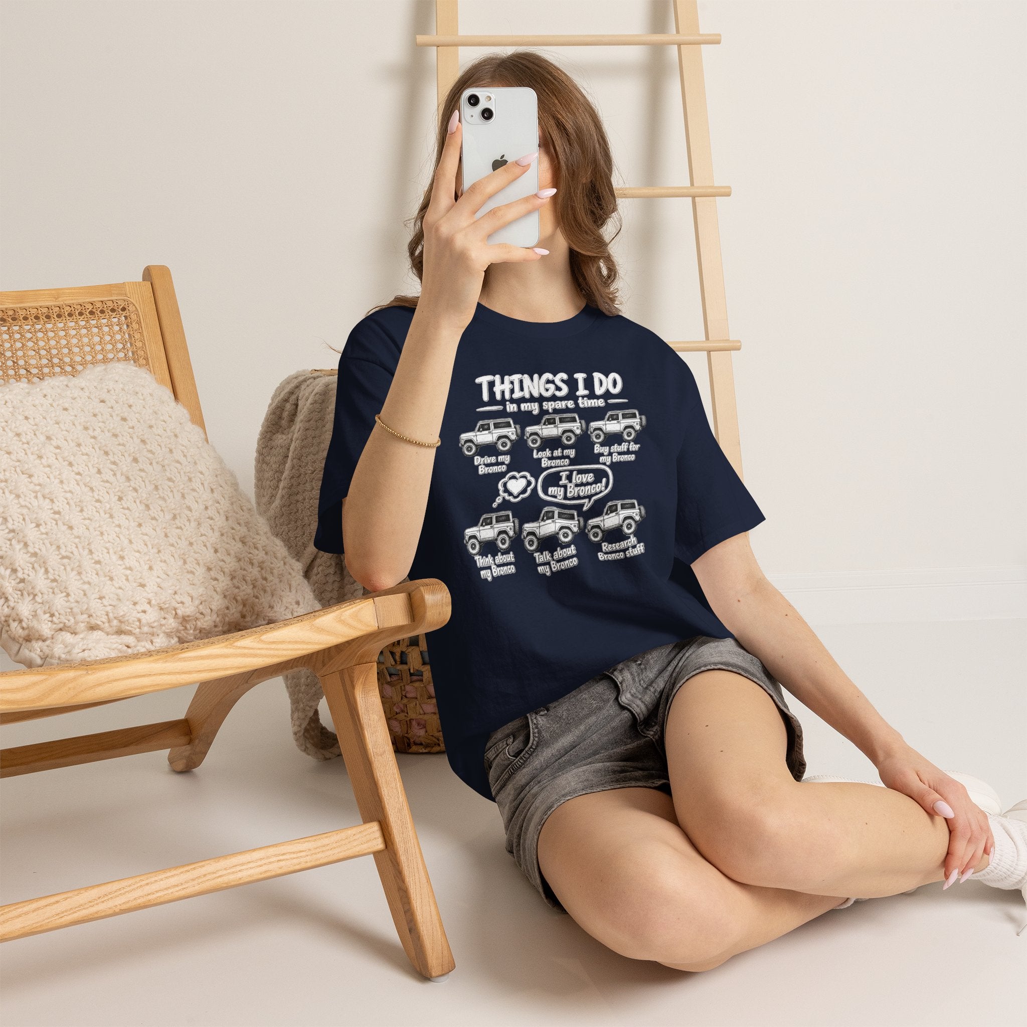 T‑Shirt — "Things I Do in My Spare Time" Jeep Lover Graphic Tee