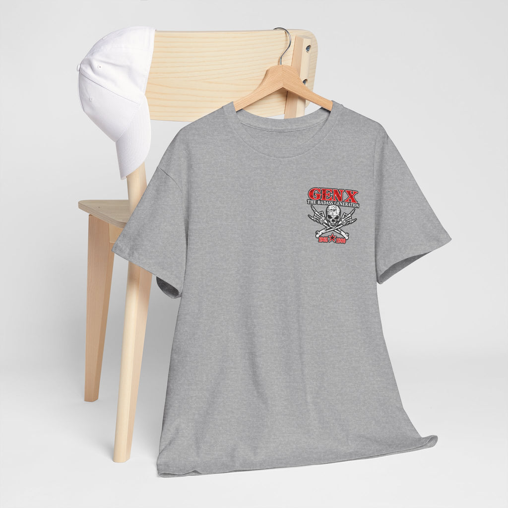 Gen X T‑Shirt — "The Badass Generation" Skull & Crossbones Retro Tee