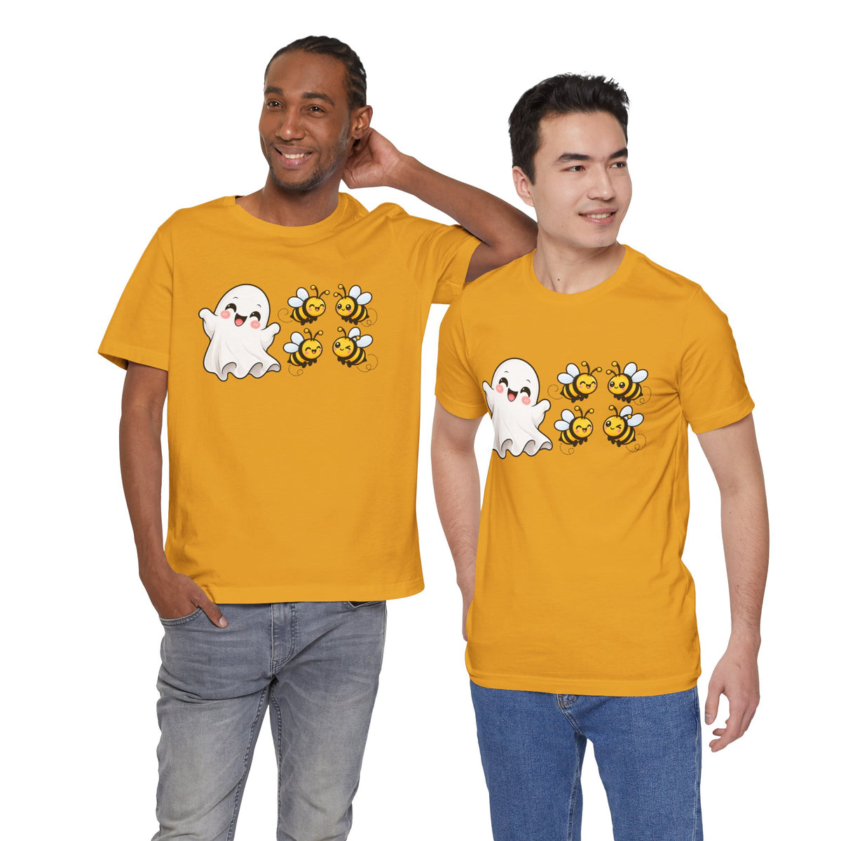 Boo & Bees Halloween Tee – Cute Ghost & Bee Shirt | Spooky Season Must-Have