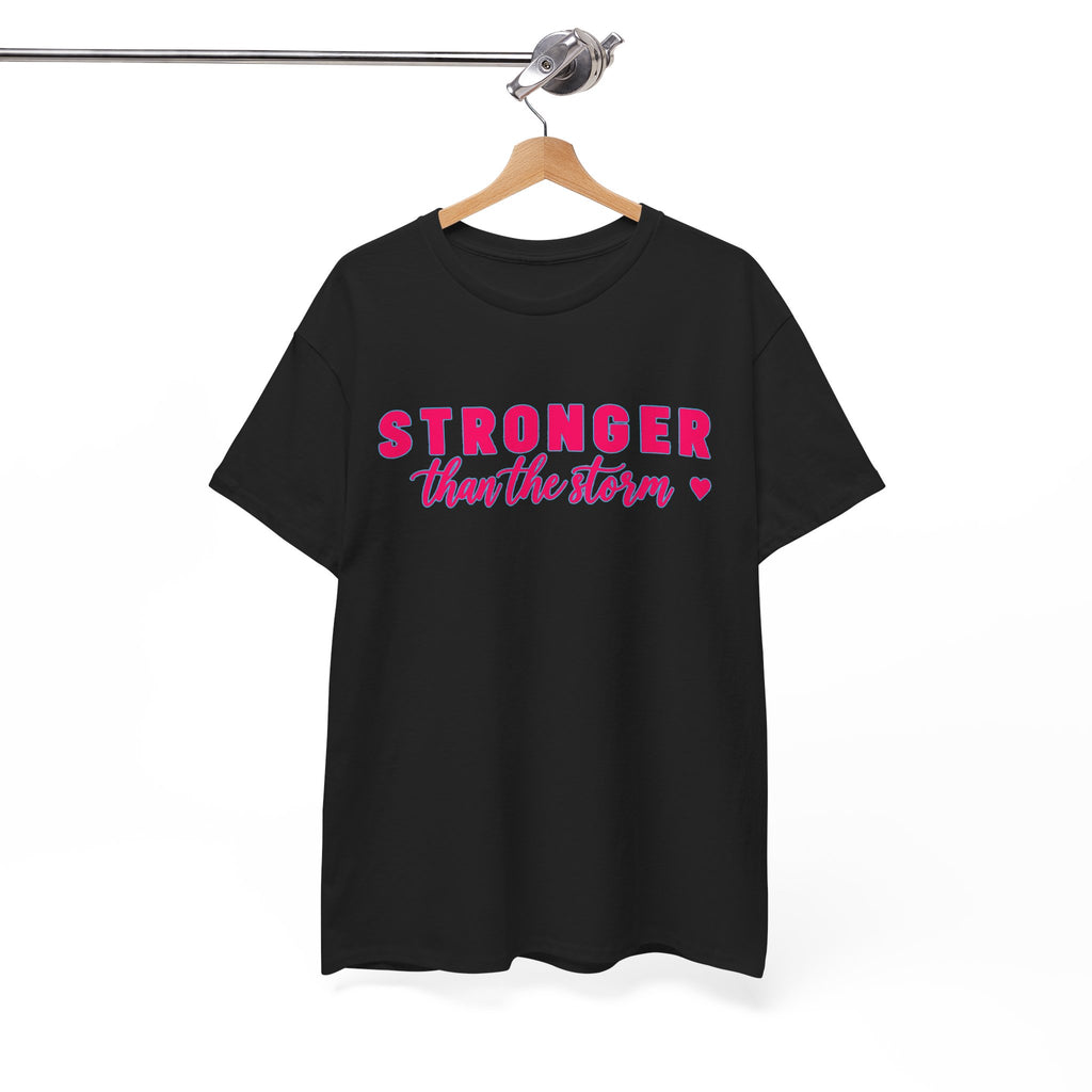Stronger Than the Storm Tee - Inspirational Women's Resilience T-Shirt