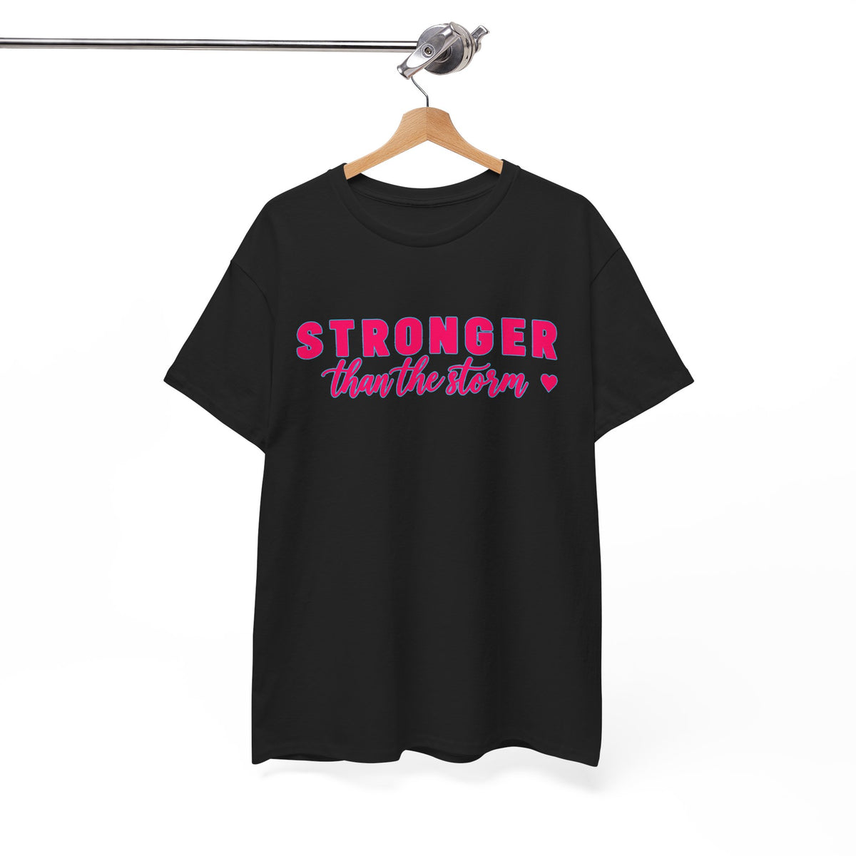 Stronger Than the Storm Tee - Inspirational Women's Resilience T-Shirt