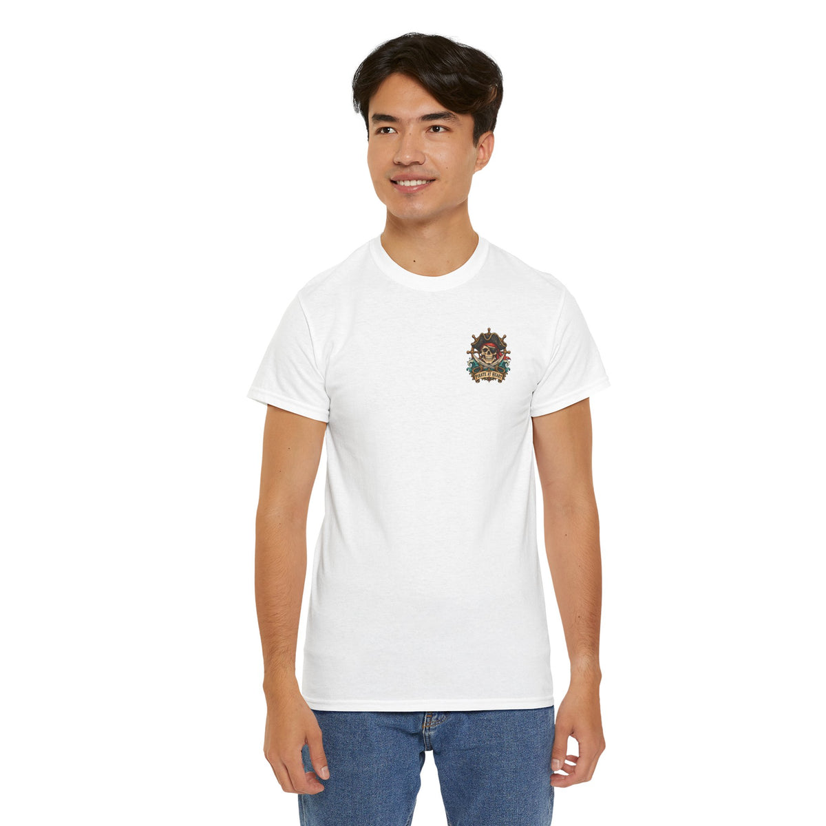 Pirate Skull Tee — "I Was a Pirate" Nautical Skull, Water • Alcohol • Booty • Boats Graphic T‑Shirt