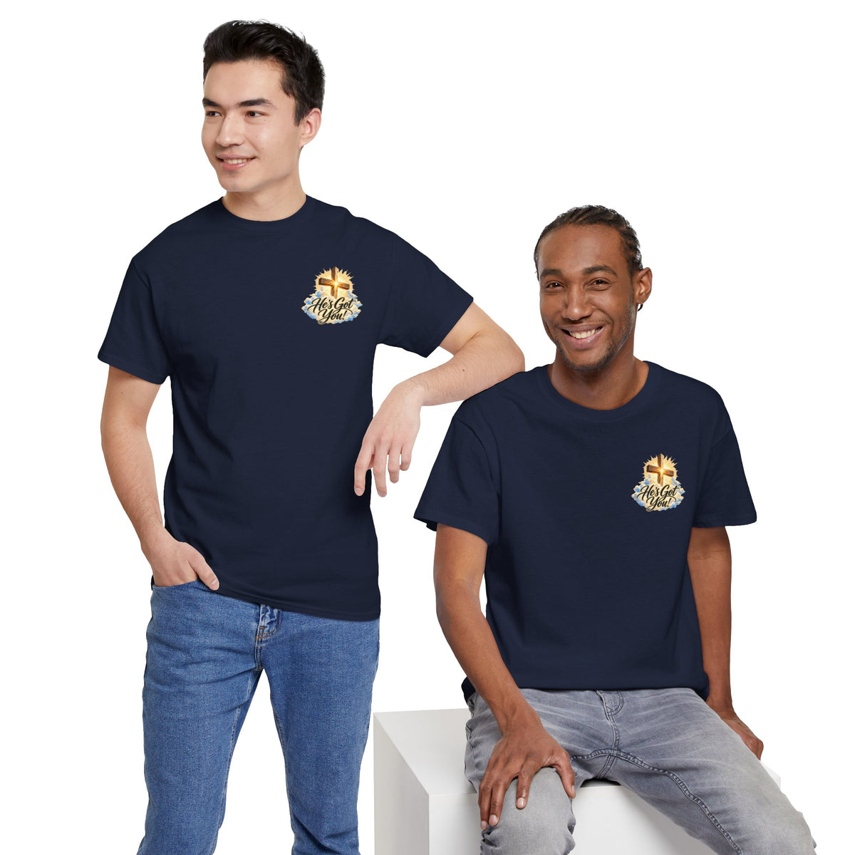 Don't Overthink It He's Got You Tee — Christian Cross Inspirational T‑Shirt