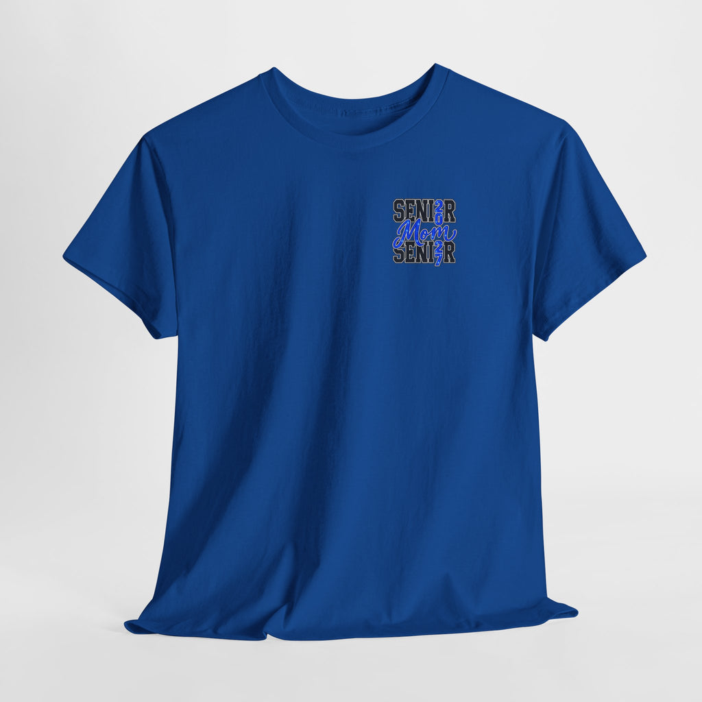 Senior Mom 2027 T-Shirt — Back Print Proud Senior Parent Tee