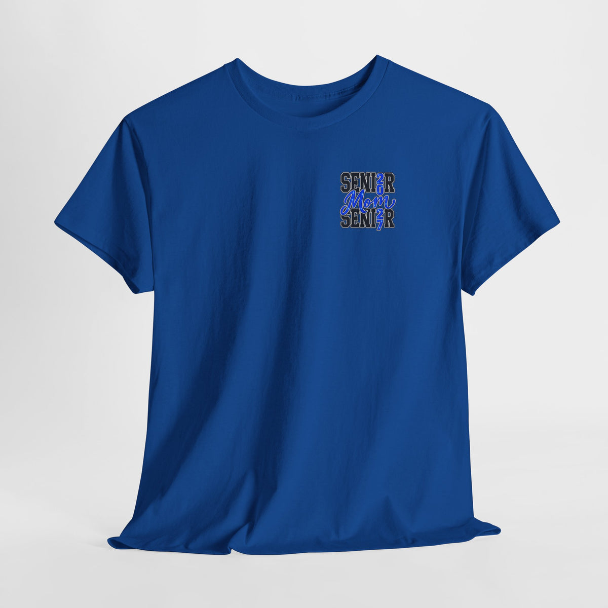 Senior Mom 2027 T-Shirt — Back Print Proud Senior Parent Tee