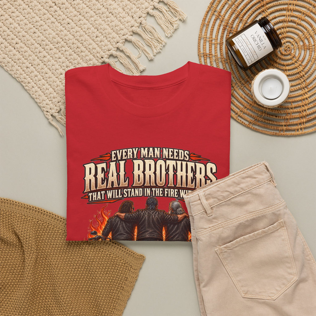 Real Brothers Graphic T-Shirt – Brotherhood and Strength