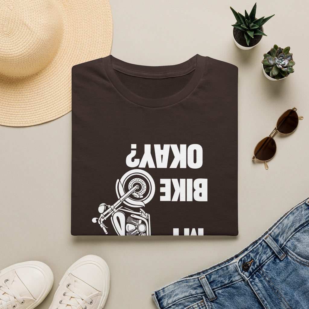 Motorcycle T‑Shirt — "Is My Bike Okay?" Bold Biker Tee