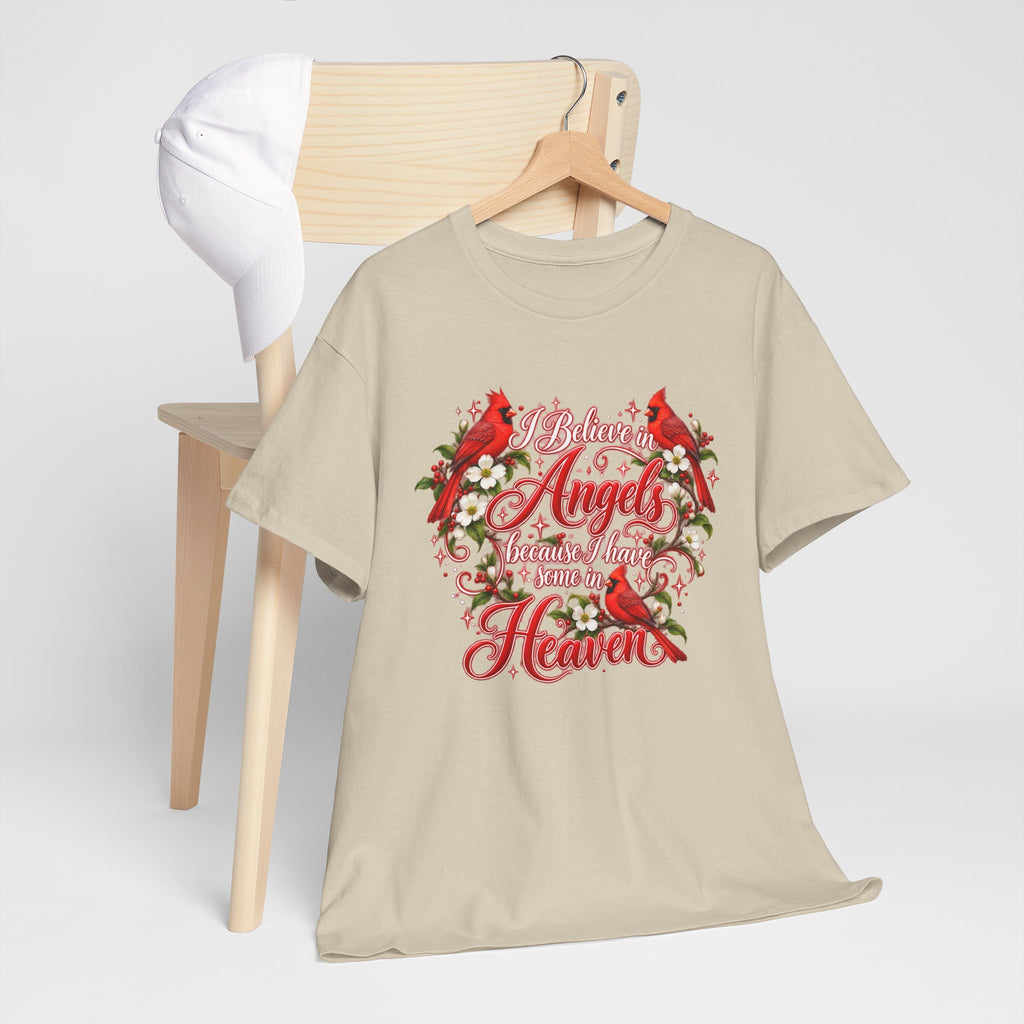 Angels from Heaven Cardinal Christmas T-Shirt