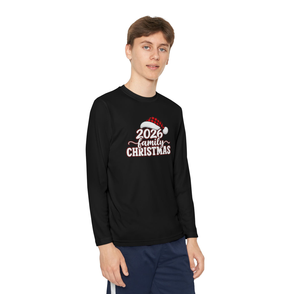 2026 Family Christmas Youth Long Sleeve Tee