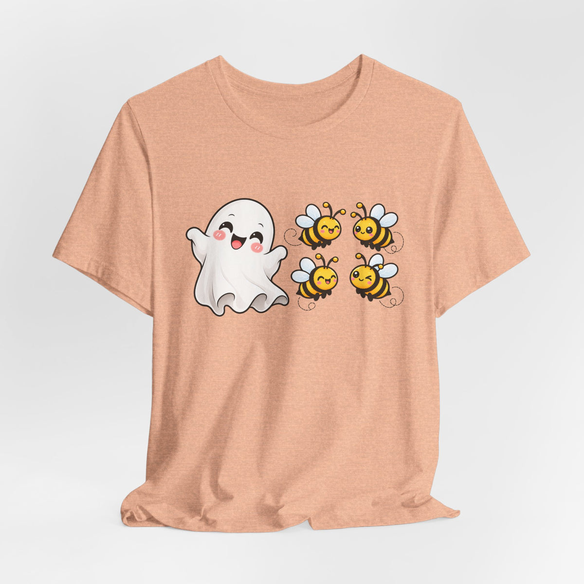 Boo & Bees Halloween Tee – Cute Ghost & Bee Shirt | Spooky Season Must-Have