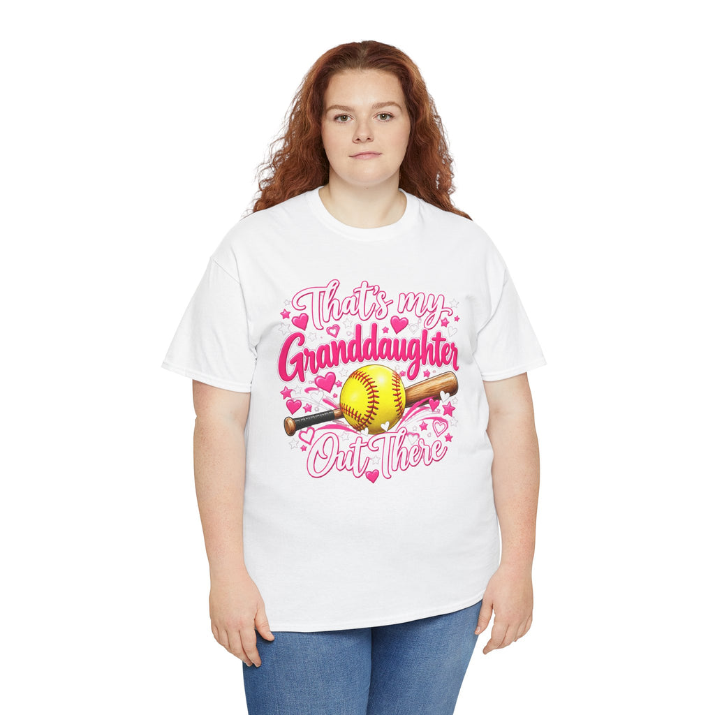 That’s My Granddaughter Out There Softball Grandma T-Shirt