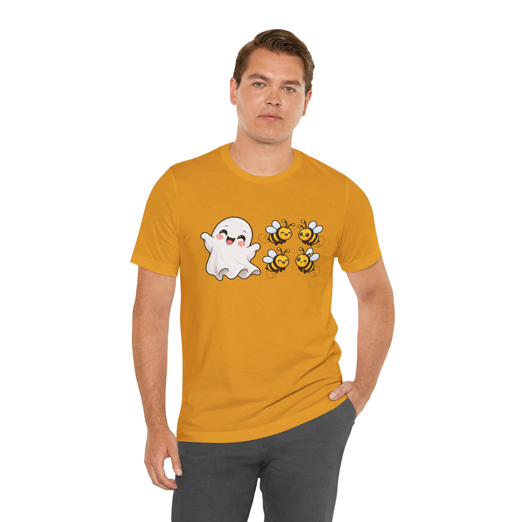 Boo & Bees Halloween Tee – Cute Ghost & Bee Shirt | Spooky Season Must-Have