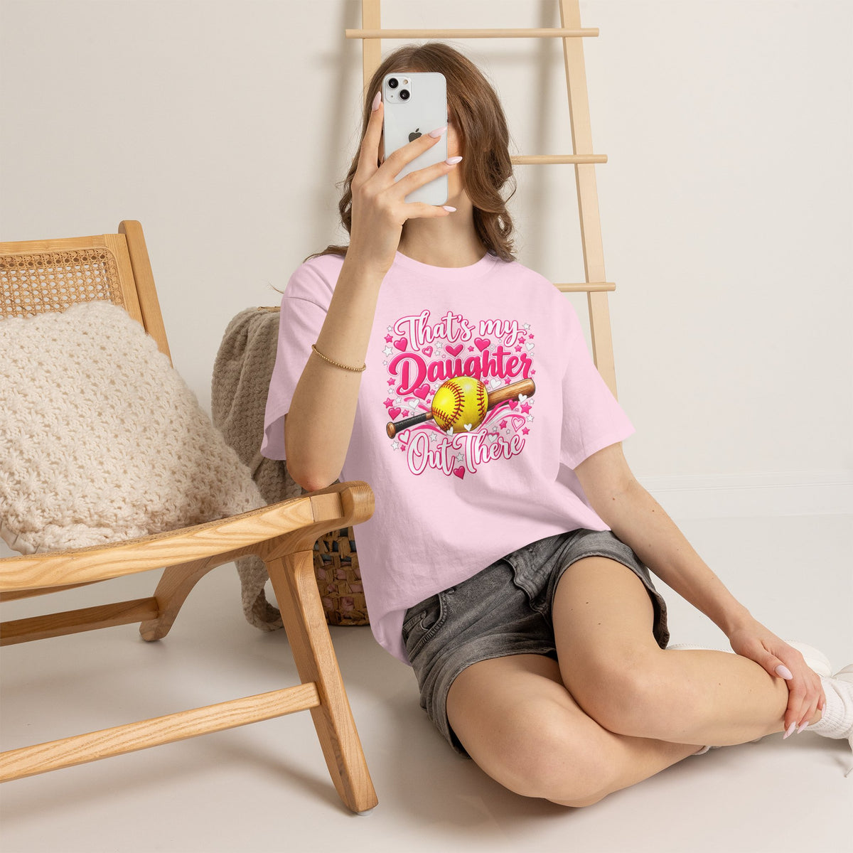That’s My Daughter Out There Softball T-Shirt