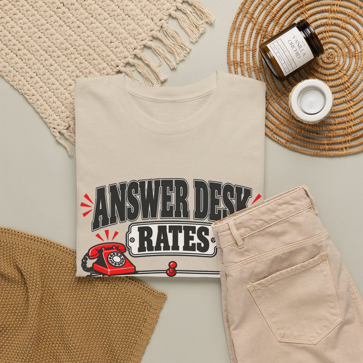 Answer Desk Rates T-Shirt — Funny Help Desk IT Support Tee ("Answer 1.00, Correct Answer 4.00")