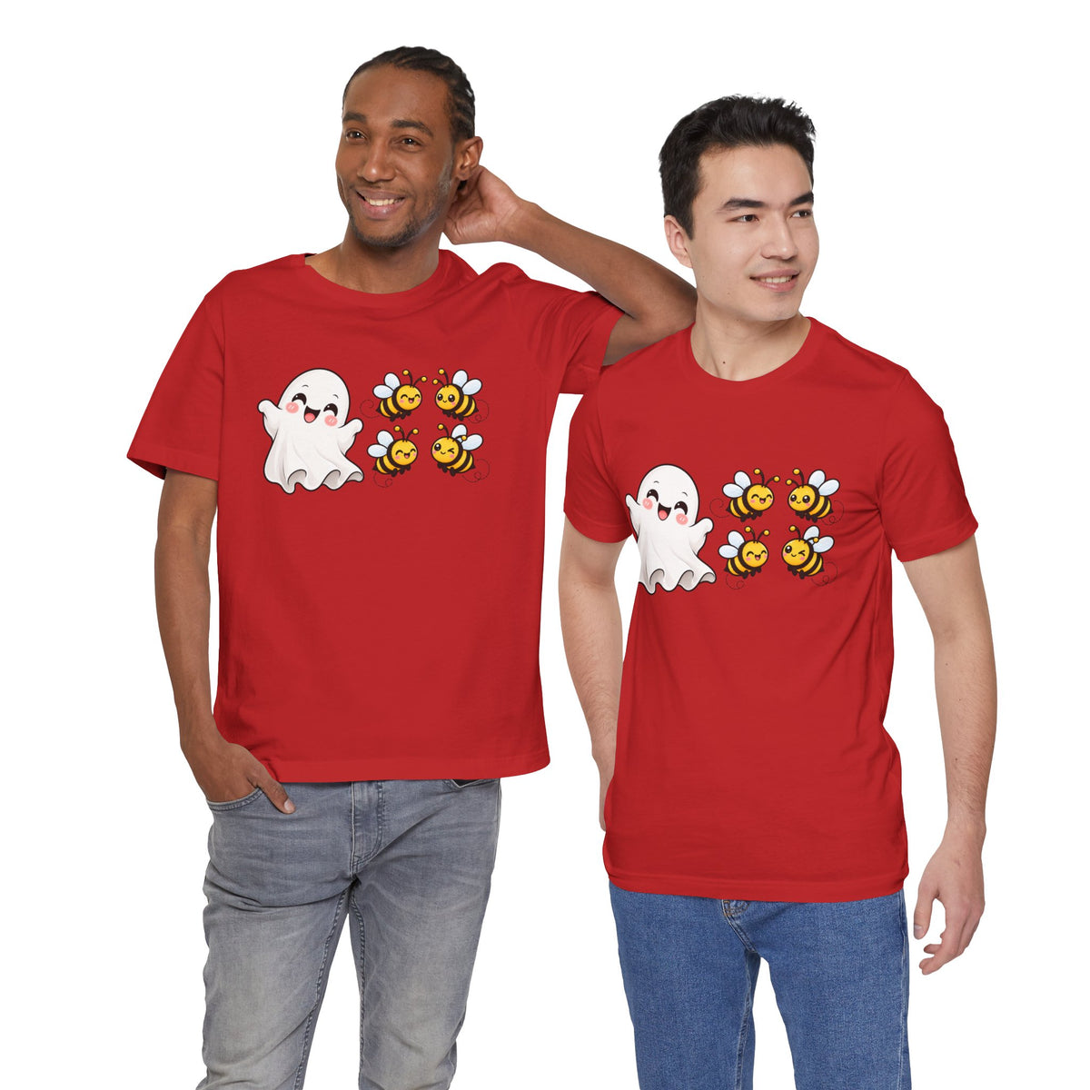 Boo & Bees Halloween Tee – Cute Ghost & Bee Shirt | Spooky Season Must-Have
