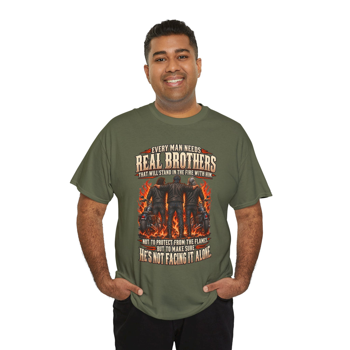 Real Brothers Graphic T-Shirt – Brotherhood and Strength