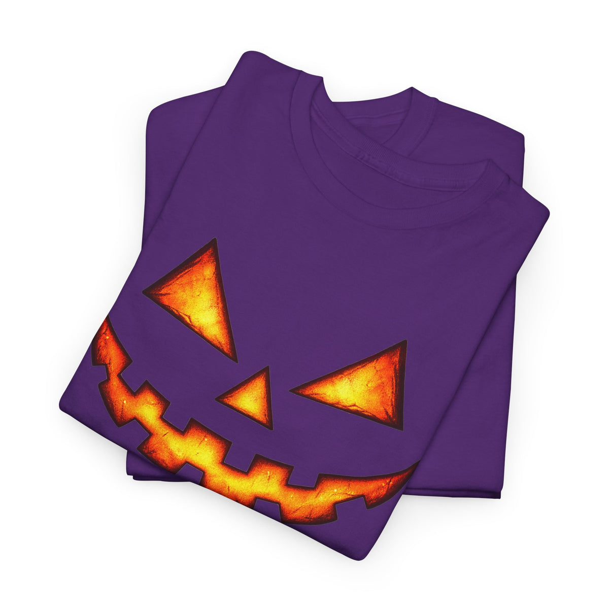 Jack-O'-Lantern Pumpkin Scary Face T-Shirt — Halloween Horror Costume Tee