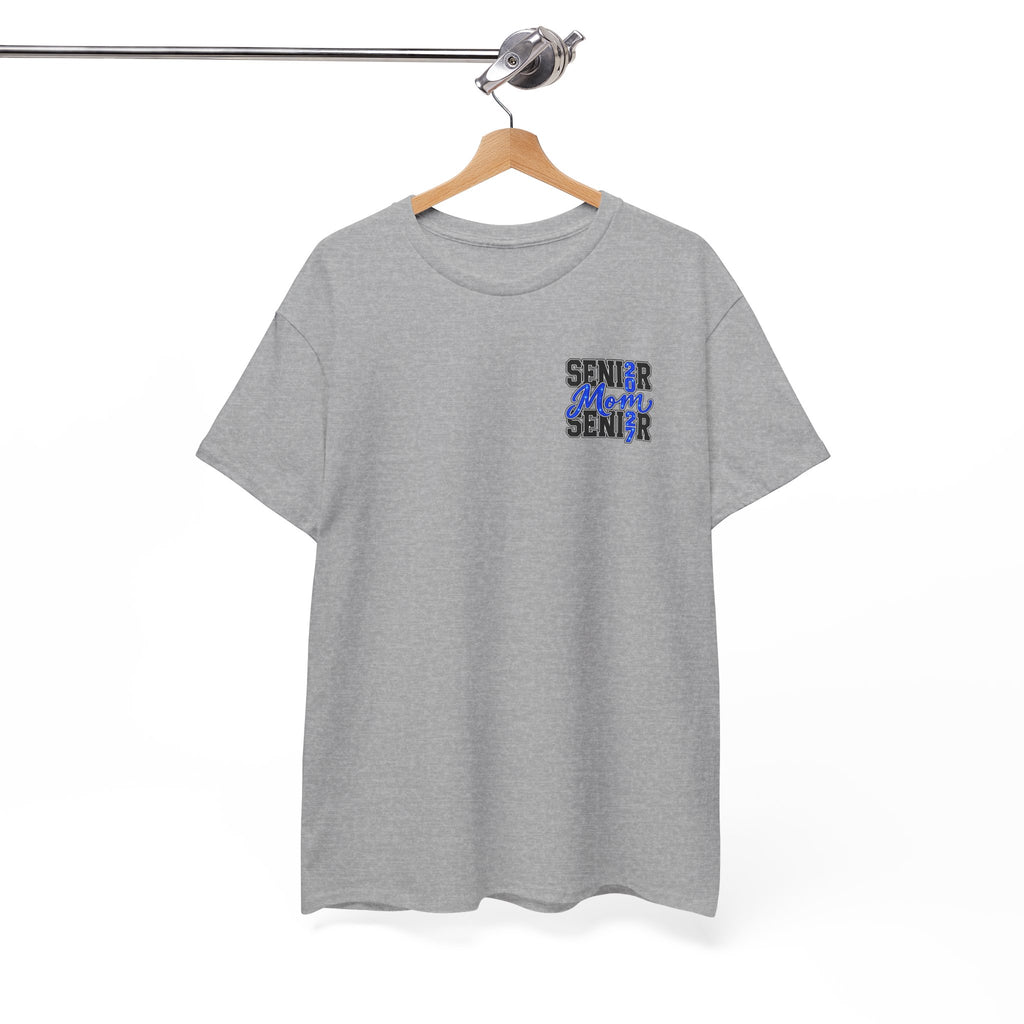 Senior Mom 2027 T-Shirt — Back Print Proud Senior Parent Tee