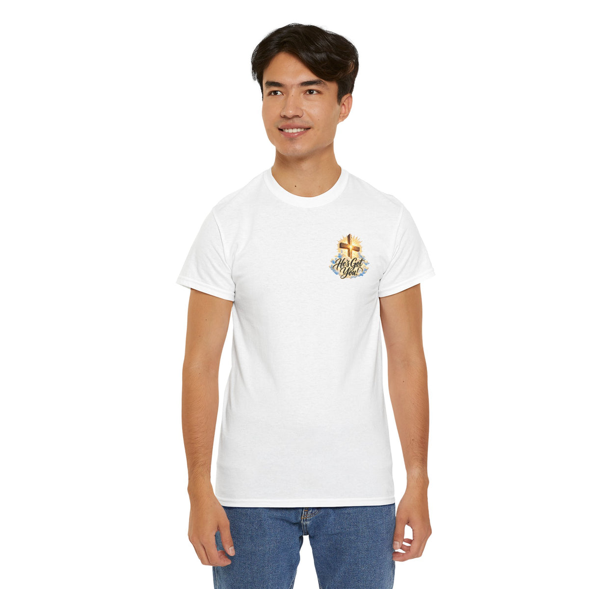 Don't Overthink It He's Got You Tee — Christian Cross Inspirational T‑Shirt