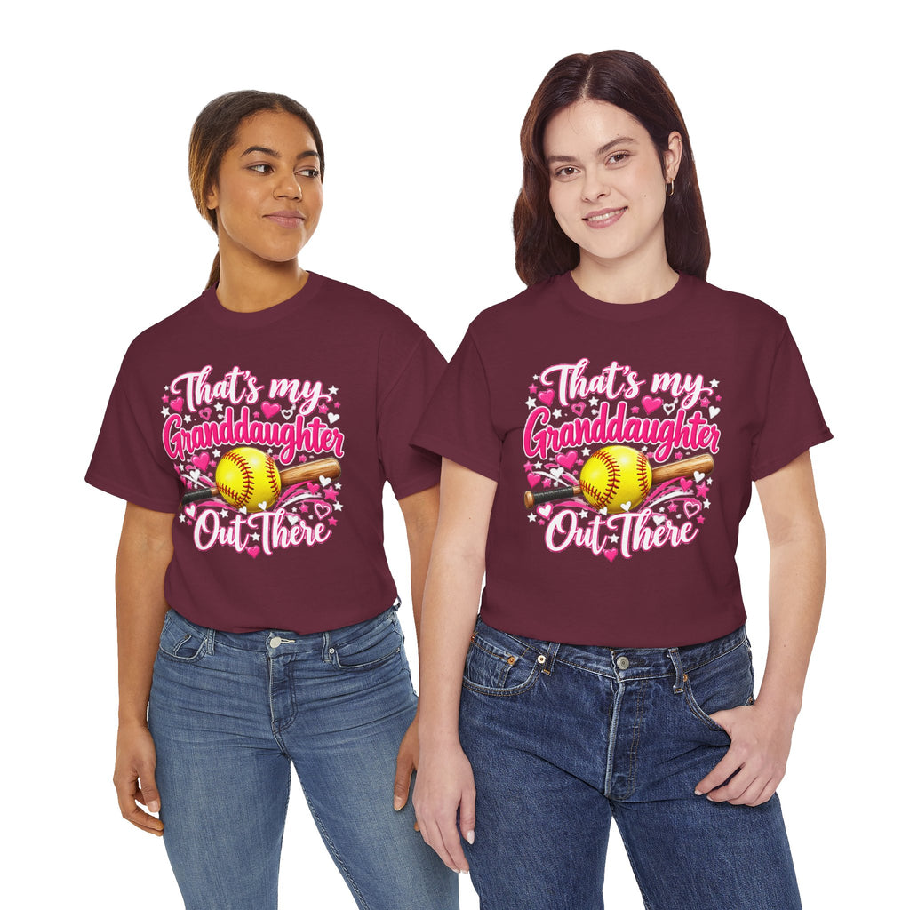 That’s My Granddaughter Out There Softball Grandma T-Shirt