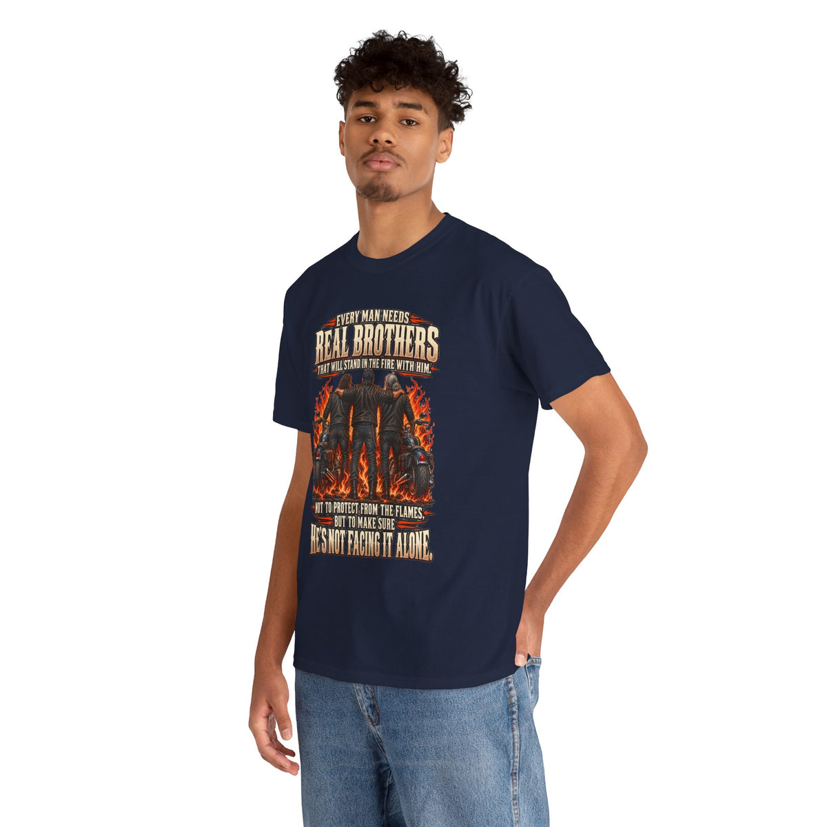 Real Brothers Graphic T-Shirt – Brotherhood and Strength