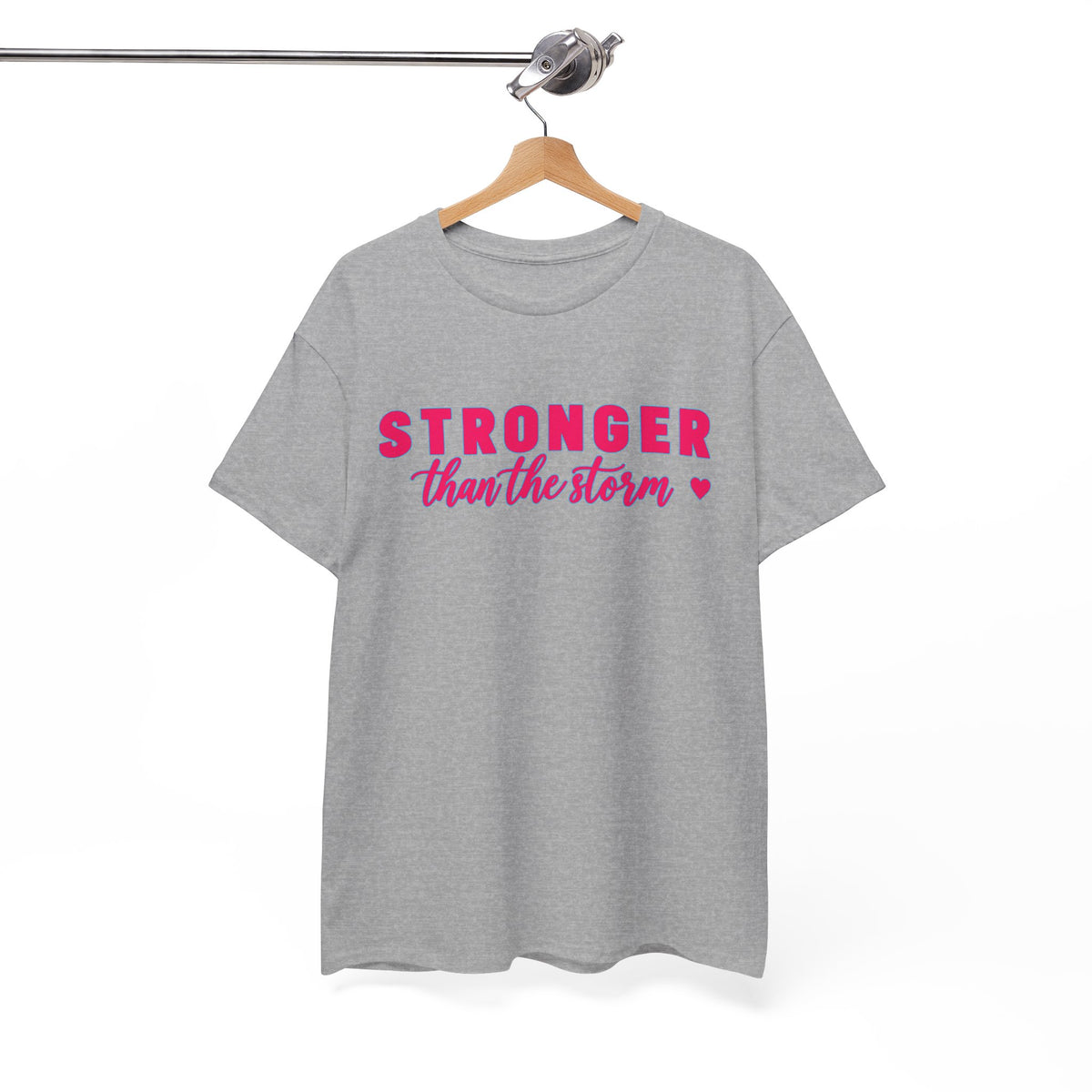 Stronger Than the Storm Tee - Inspirational Women's Resilience T-Shirt