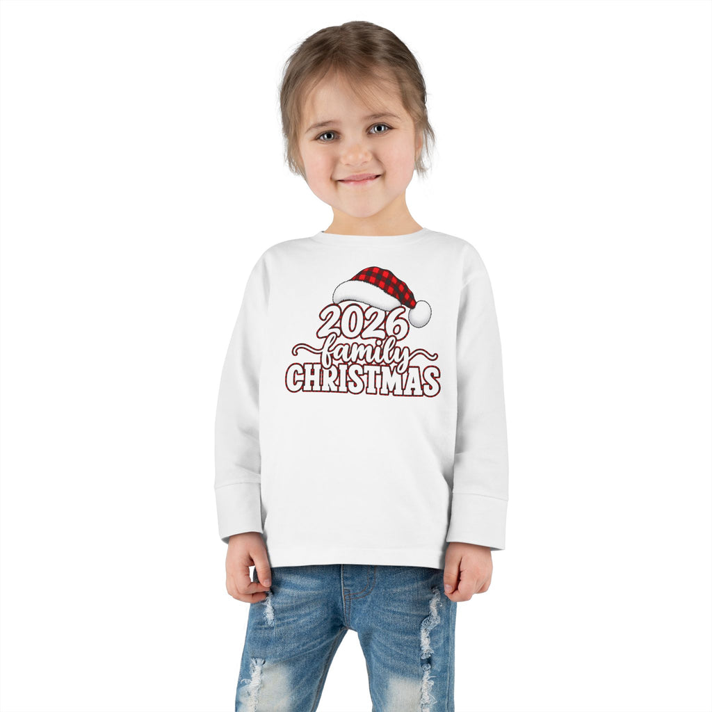 2026 Family Christmas Toddler Long Sleeve Tee