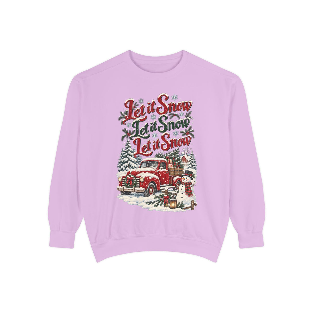 Let It Snow Vintage Truck Sweatshirt