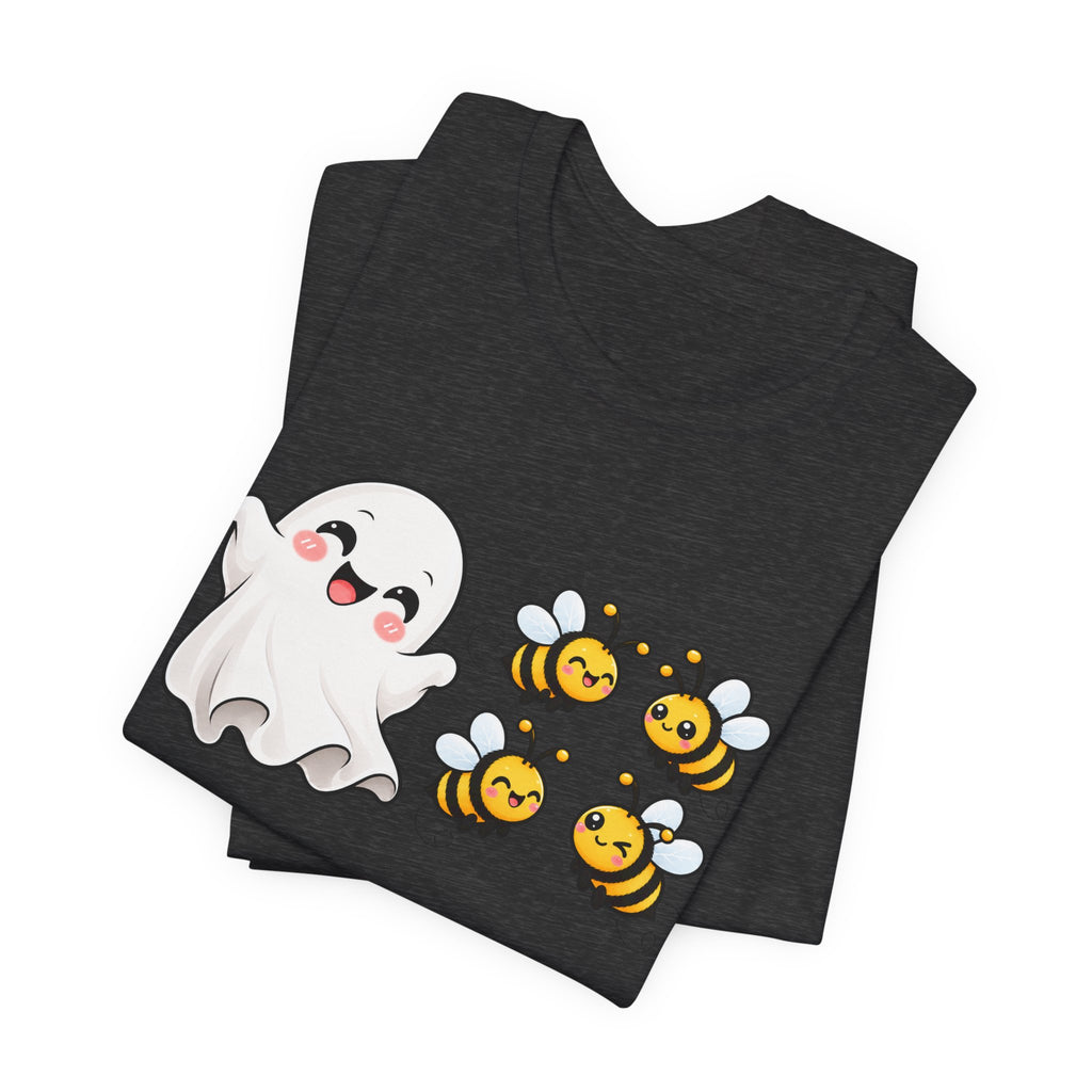 Boo & Bees Halloween Tee – Cute Ghost & Bee Shirt | Spooky Season Must-Have