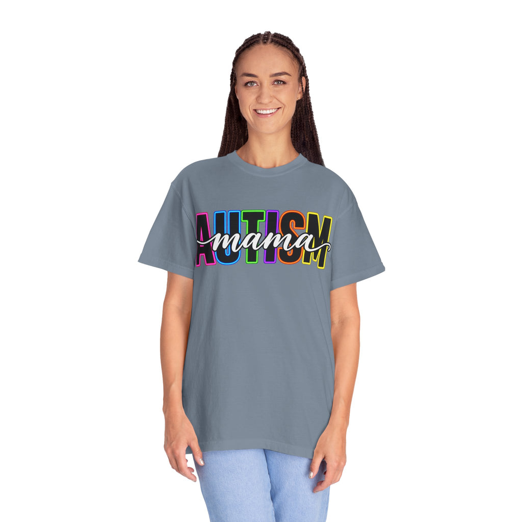 Autism Mama T-Shirt — Colorful Pride Support Tee for Moms