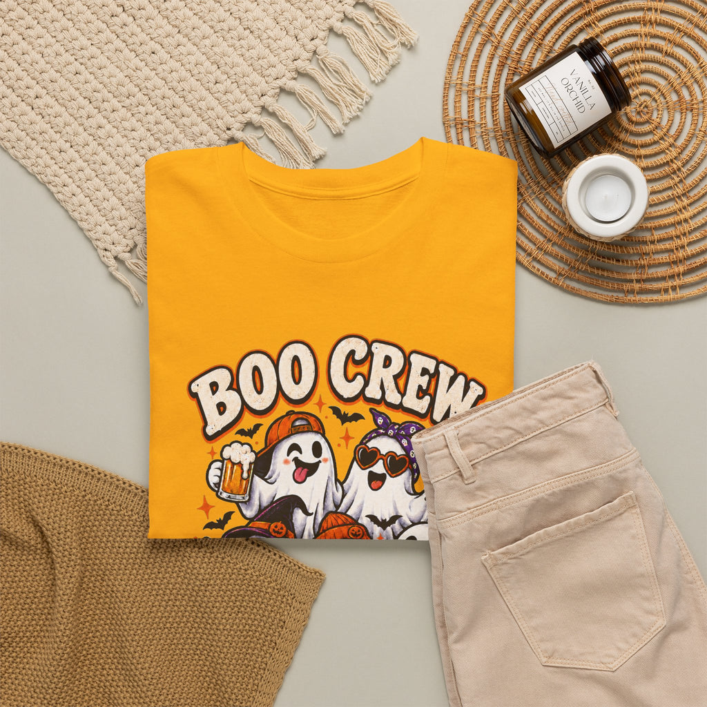 Boo Crew Halloween T-Shirt — “Most Likely to Get Sheet Faced” Funny Ghost Party Tee