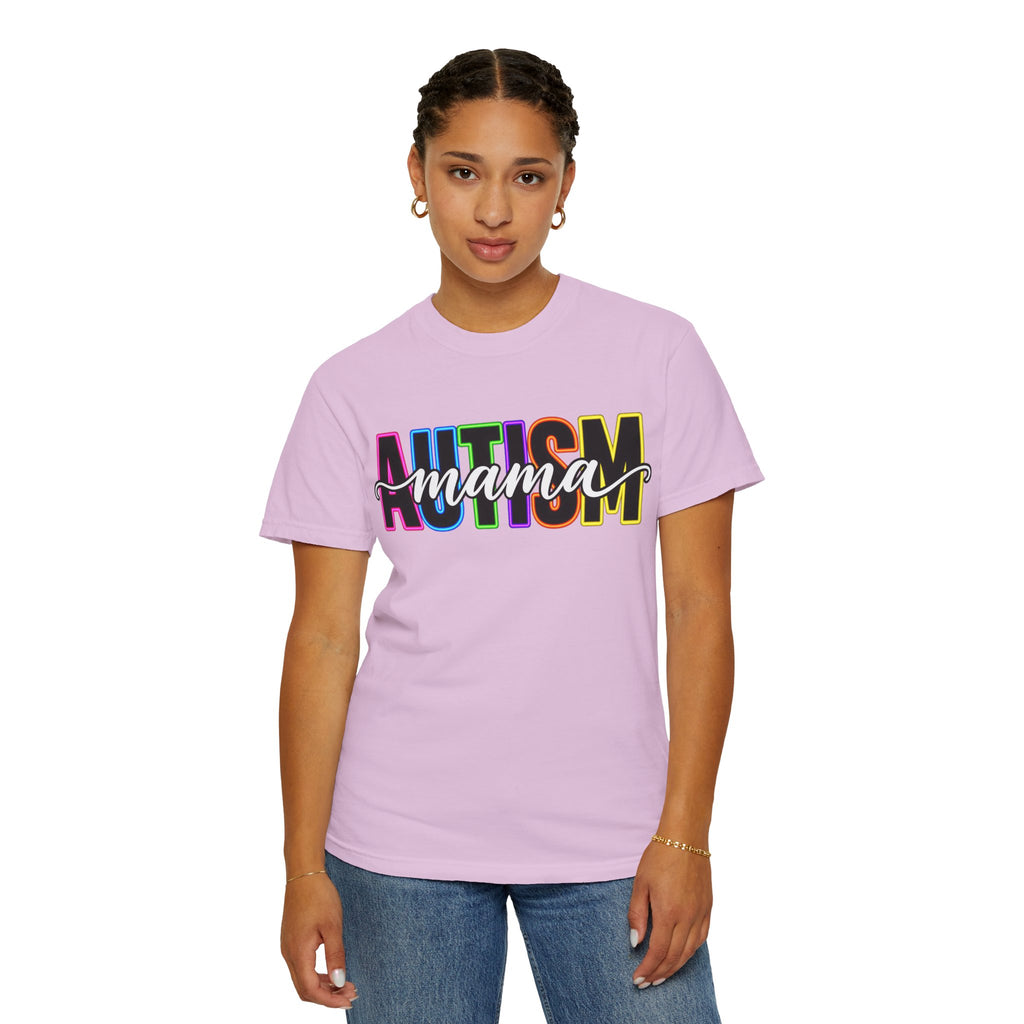Autism Mama T-Shirt — Colorful Pride Support Tee for Moms