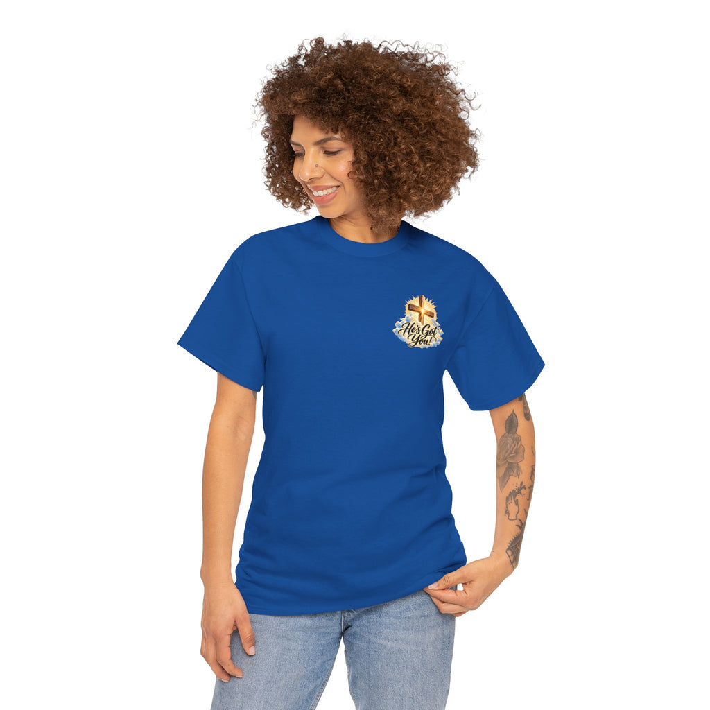 Don't Overthink It He's Got You Tee — Christian Cross Inspirational T‑Shirt