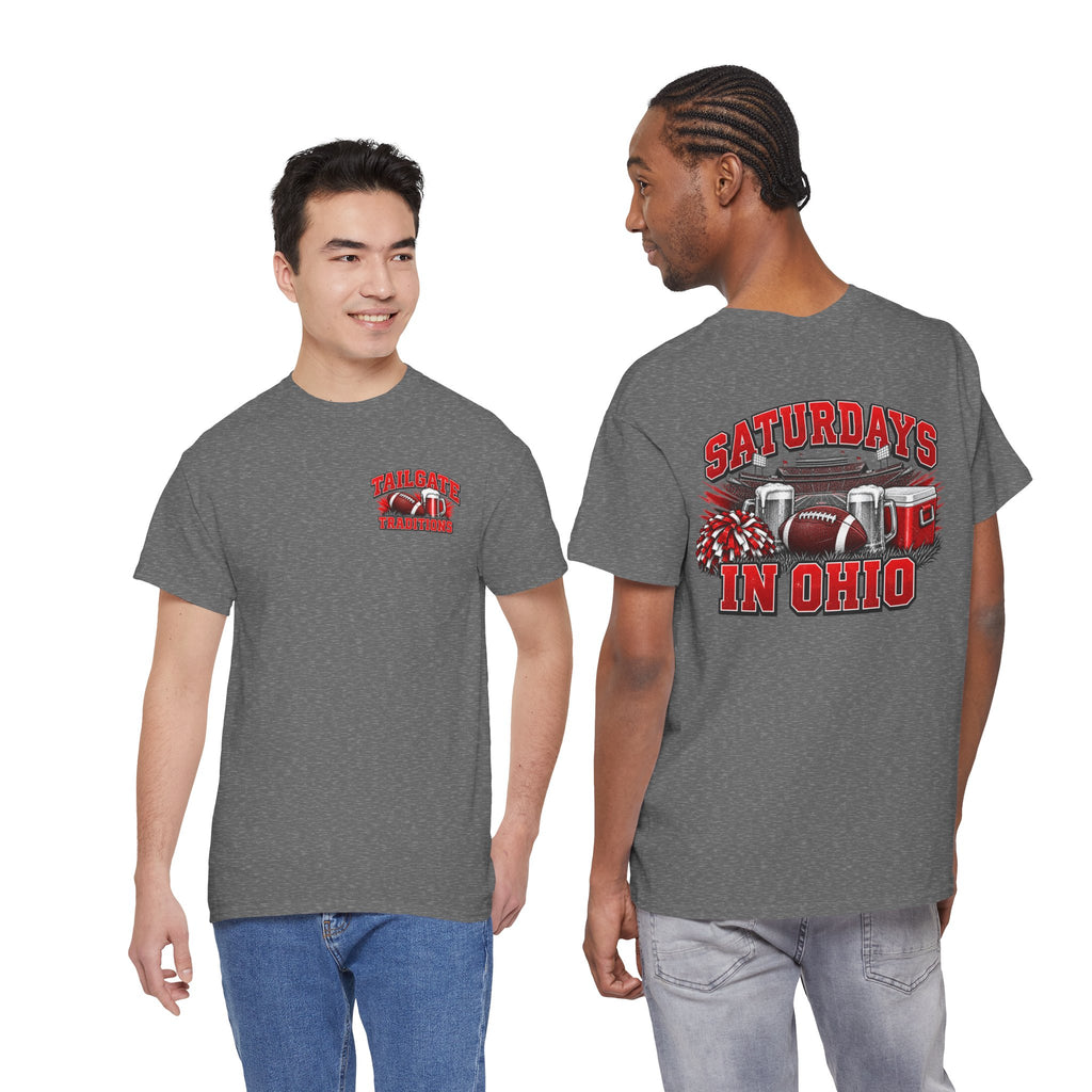 T-Shirt — Saturdays in Ohio Football & Tailgate Tee