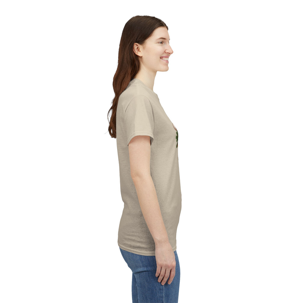 Merry Christmas Paw Prints Holiday Graphic Tee
