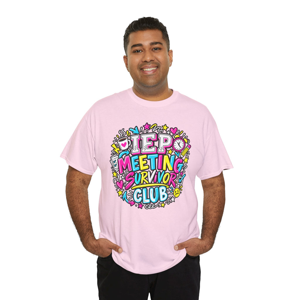 Video Meeting Survivor Club T-Shirt — Funny Remote Work Tee