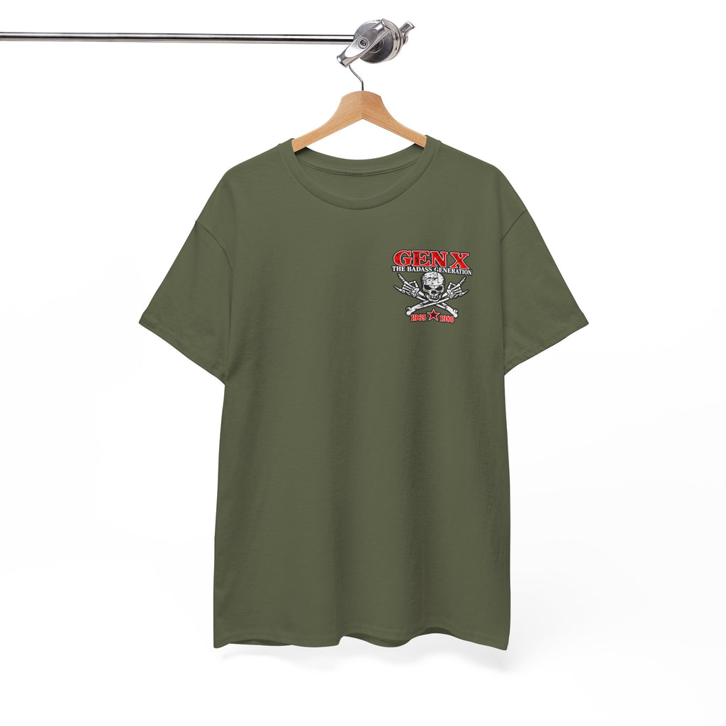 Gen X T‑Shirt — "The Badass Generation" Skull & Crossbones Retro Tee
