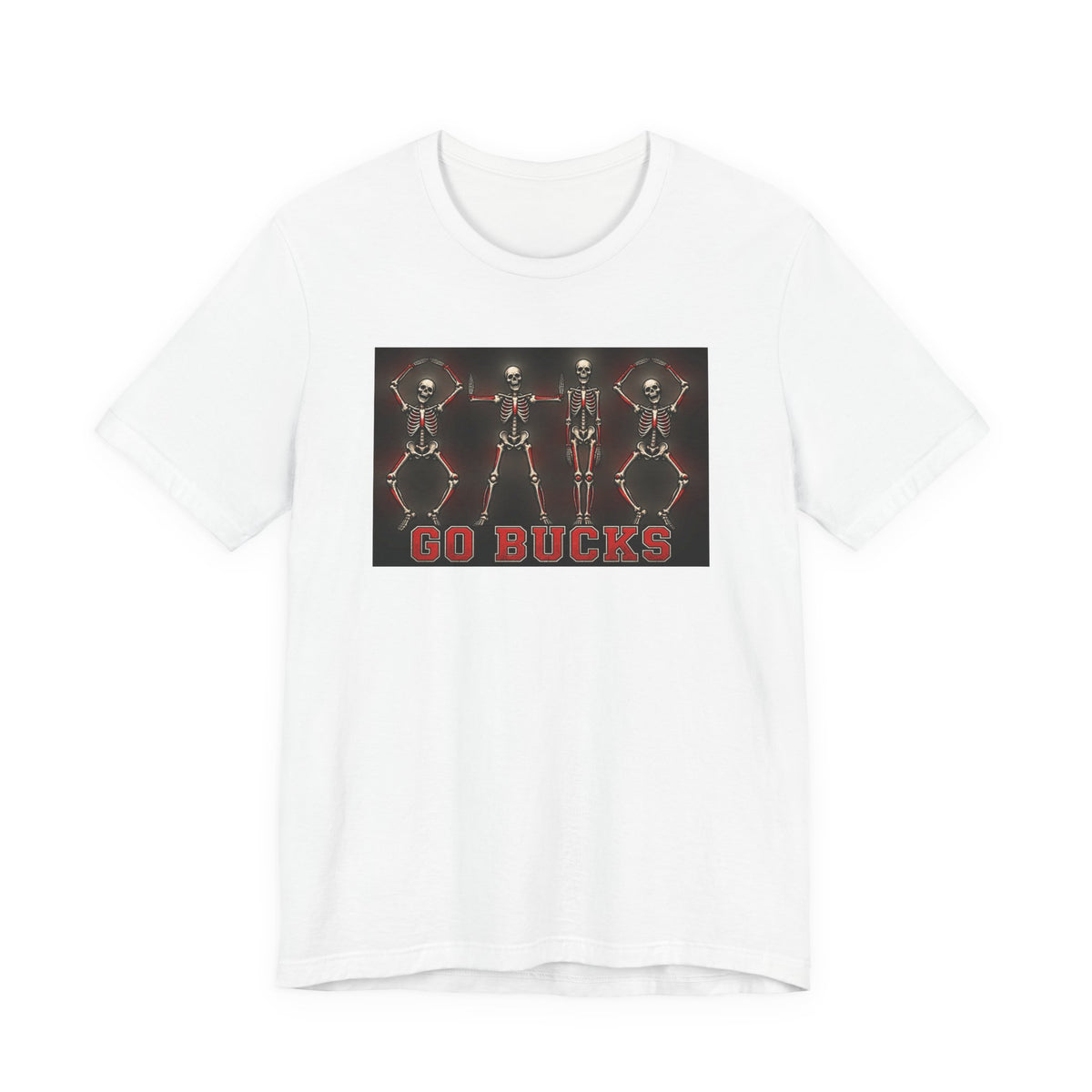 Go Bucks T-Shirt — Dancing Skeletons College Game Day Tee