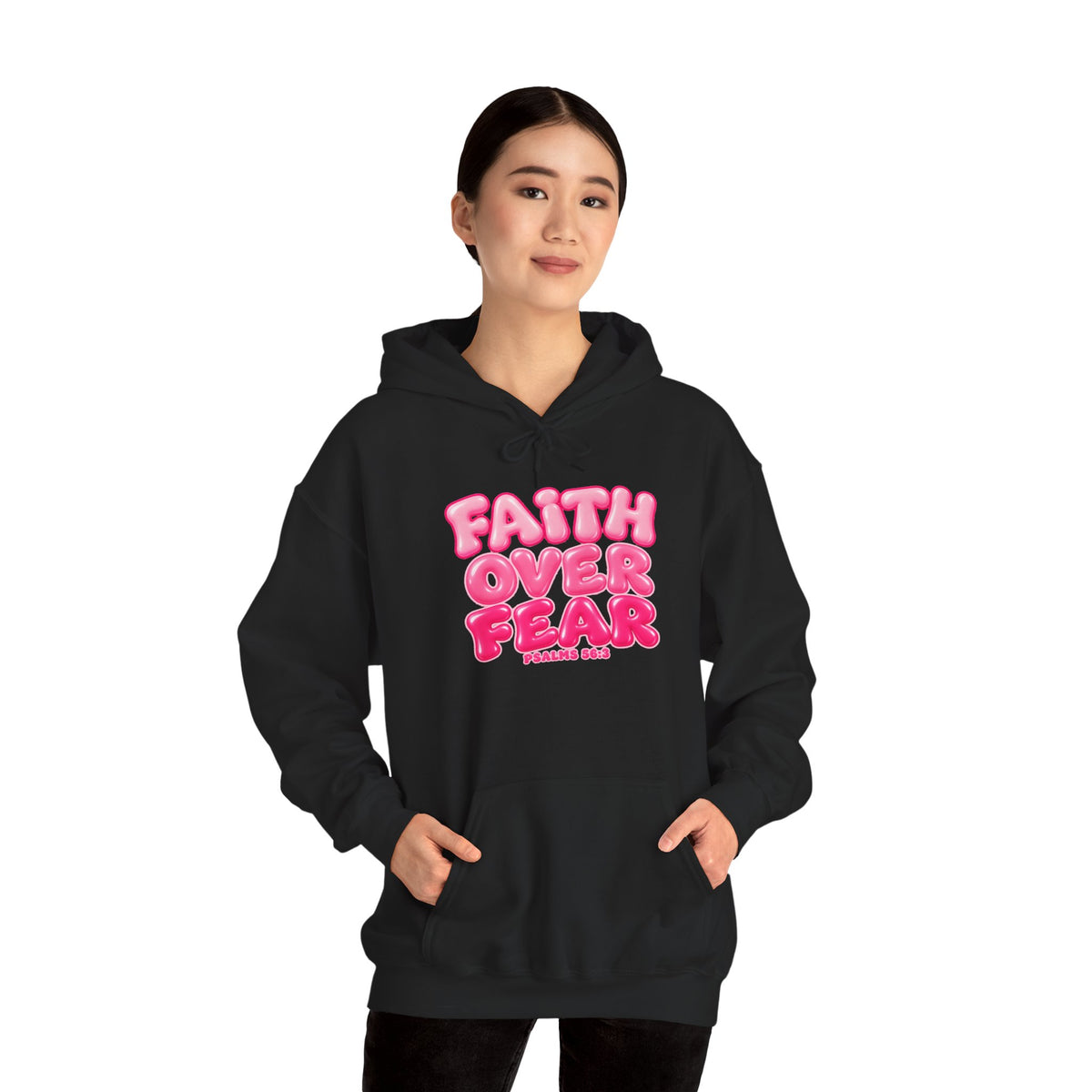 Faith Over Fear Inspirational Hoodie