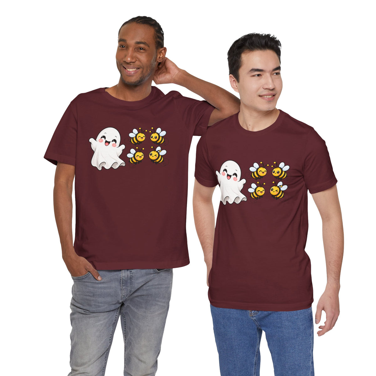 Boo & Bees Halloween Tee – Cute Ghost & Bee Shirt | Spooky Season Must-Have