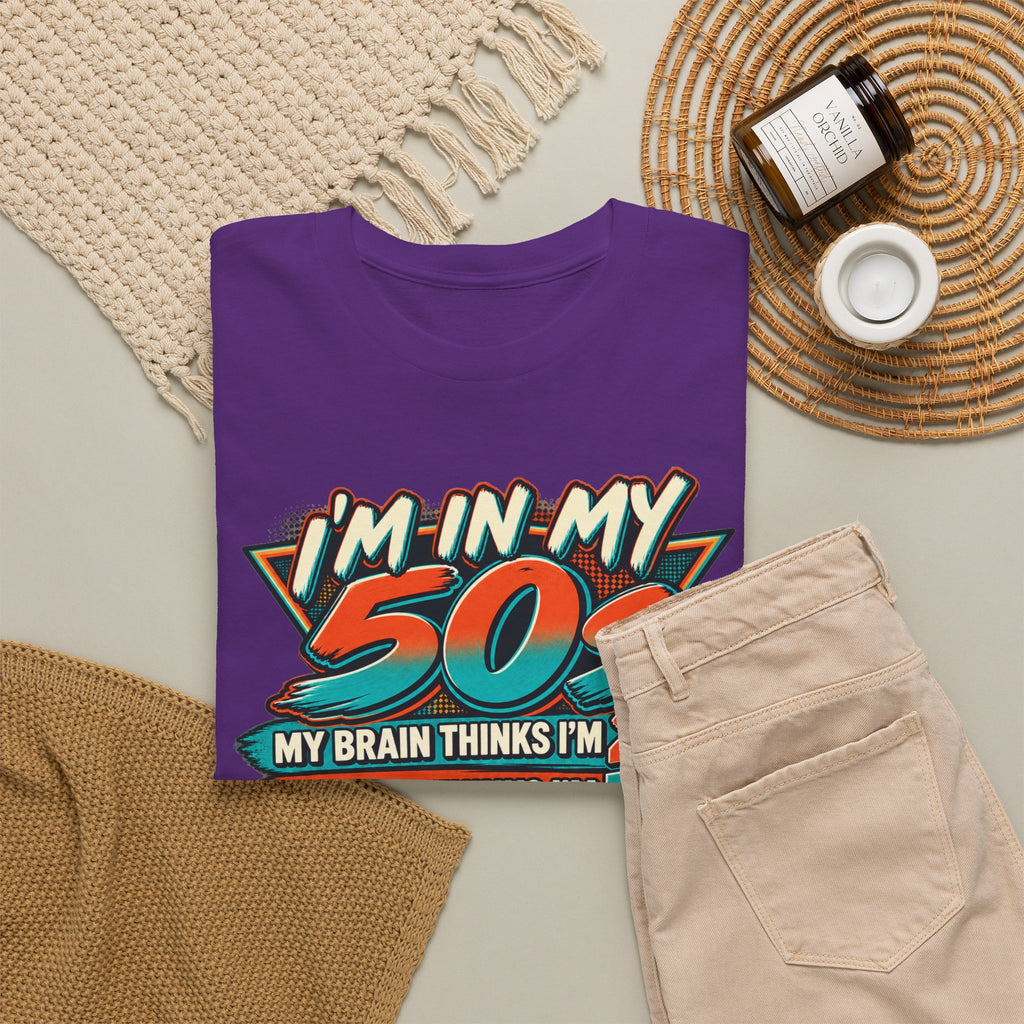 Retro 50s Birthday T‑Shirt — "I'm in My 50s" 80s Playlist Cassette Tee