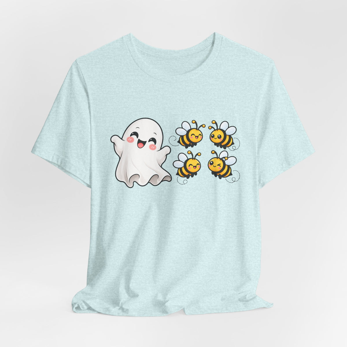 Boo & Bees Halloween Tee – Cute Ghost & Bee Shirt | Spooky Season Must-Have