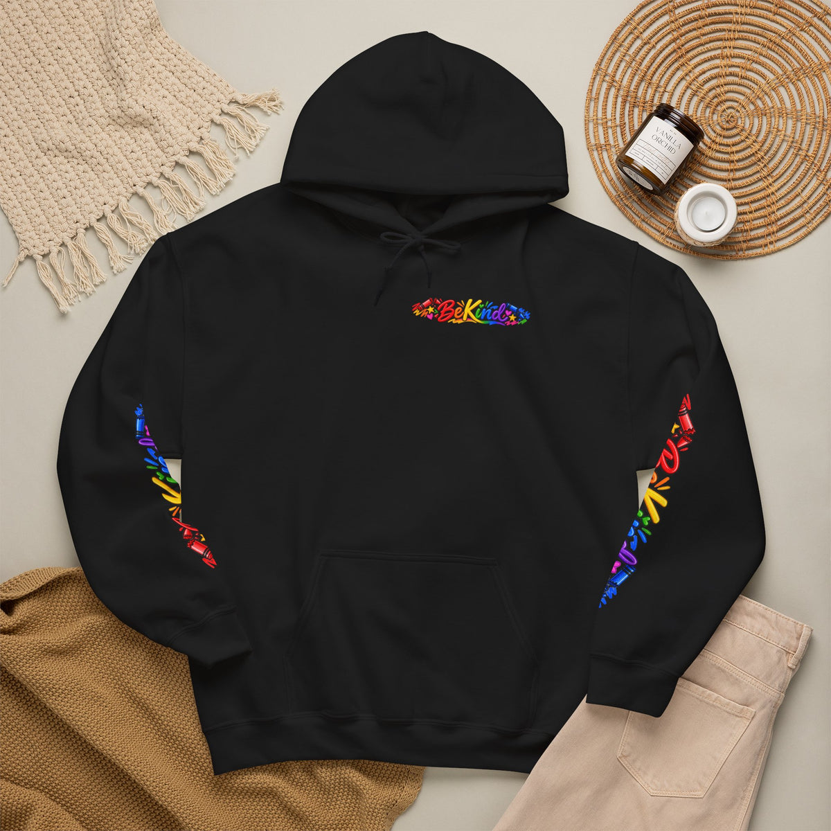 Broken Crayons Still Colorful Rainbow Art Hoodie
