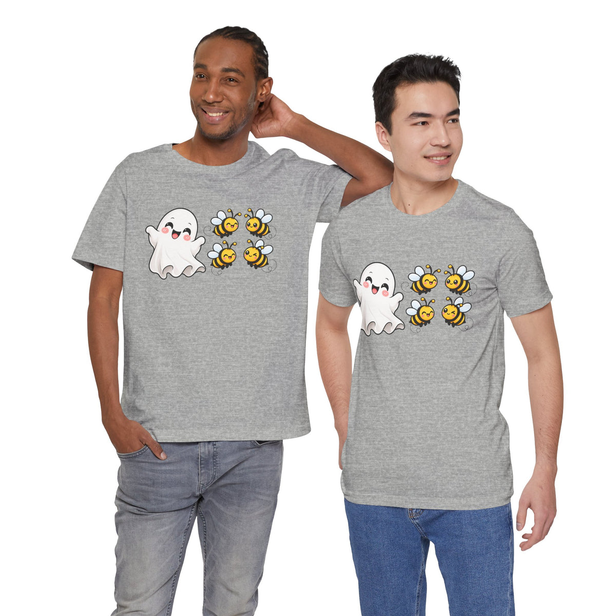 Boo & Bees Halloween Tee – Cute Ghost & Bee Shirt | Spooky Season Must-Have