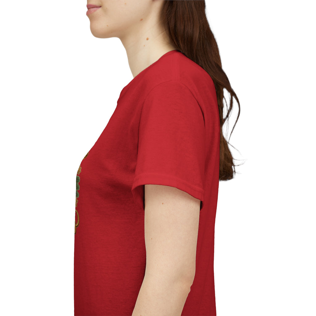 Merry Christmas Paw Prints Holiday Graphic Tee