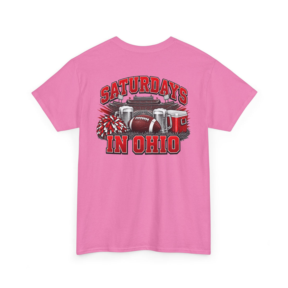 T-Shirt — Saturdays in Ohio Football & Tailgate Tee