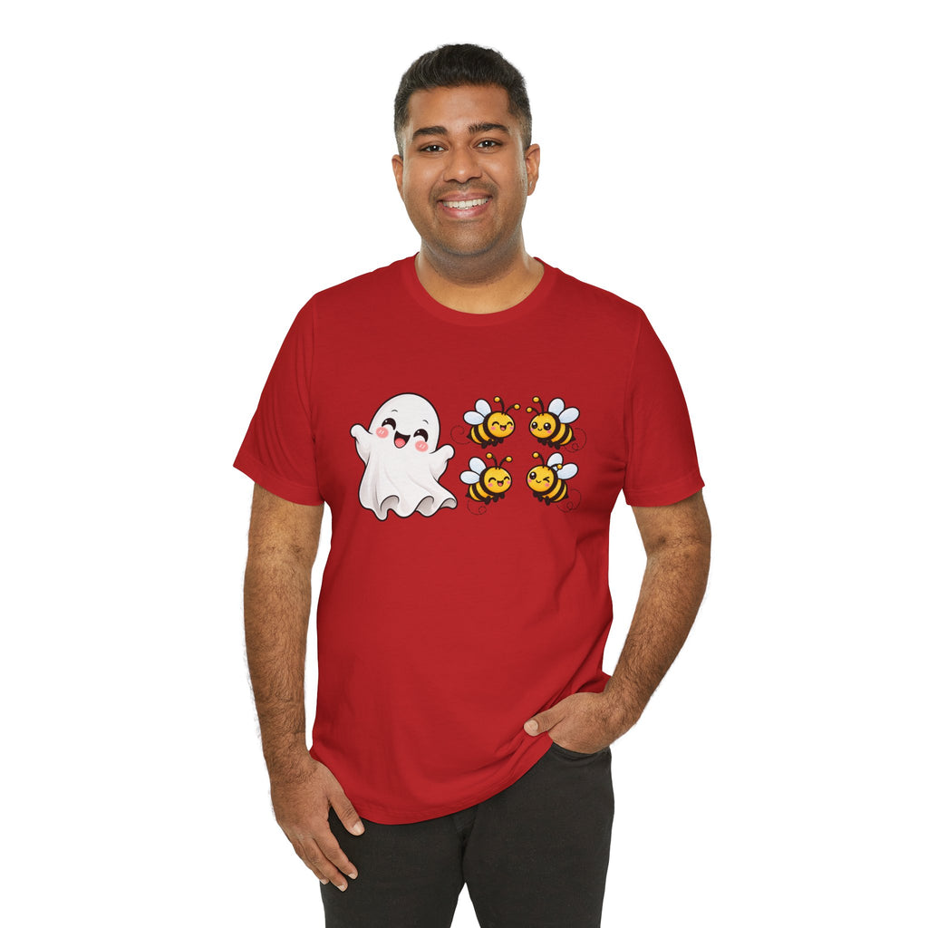 Boo & Bees Halloween Tee – Cute Ghost & Bee Shirt | Spooky Season Must-Have