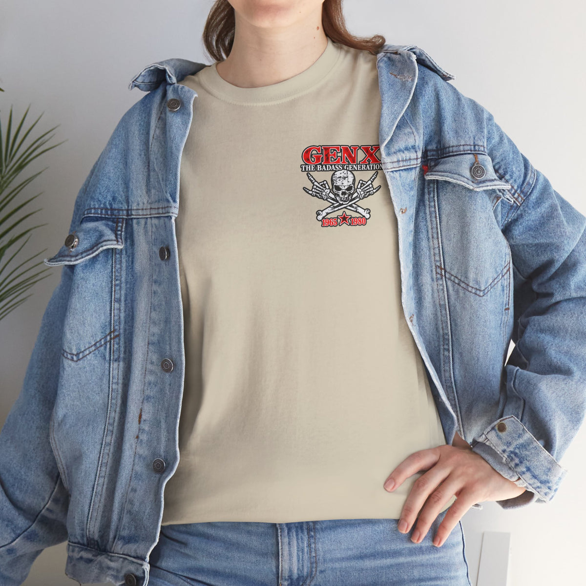 Gen X T‑Shirt — "The Badass Generation" Skull & Crossbones Retro Tee