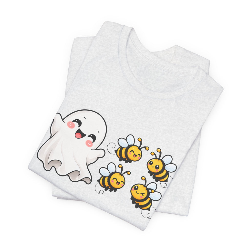 Boo & Bees Halloween Tee – Cute Ghost & Bee Shirt | Spooky Season Must-Have
