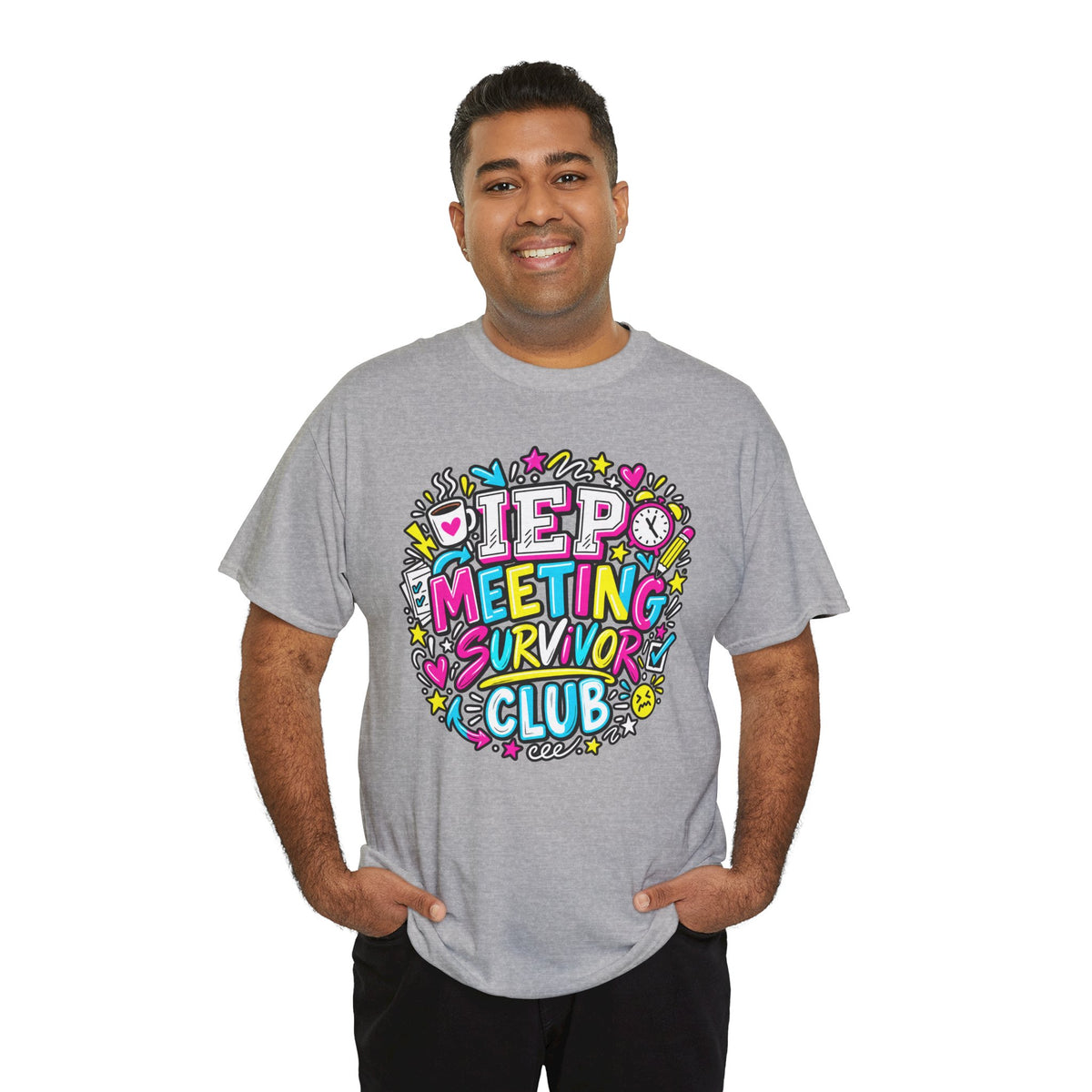 Video Meeting Survivor Club T-Shirt — Funny Remote Work Tee